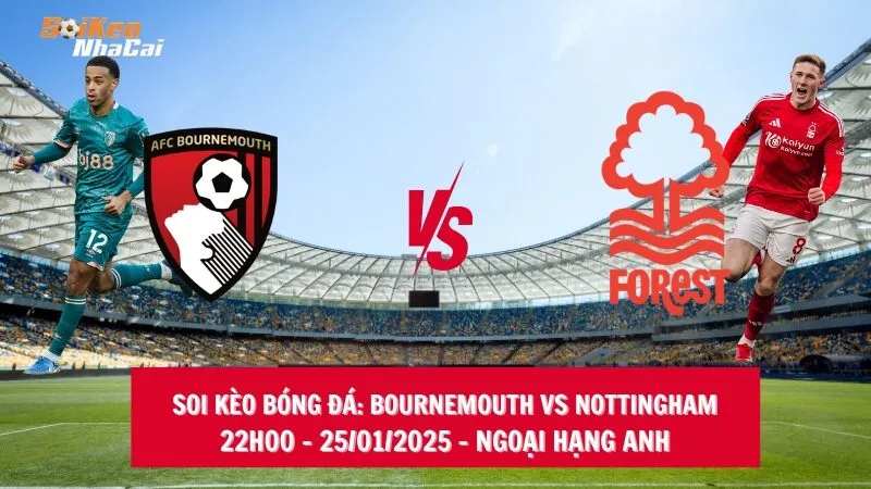 Soi kèo nhà cái Bournemouth vs Nottingham - 22h00 - 25/01/2025 - Ngoại hạng Anh